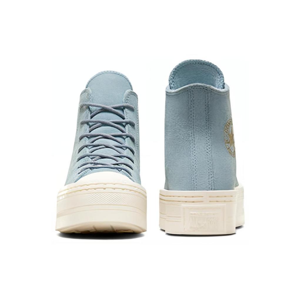 Converse Chuck Taylor All Star Modern Lift Platform High Cocoon Blue Women Sneakers Egret A06816C