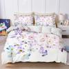 Plant Cute Flowers Duvet Cover Floral Home Pillowcase Set Adult Bedroom 203X228Cm Size Children Comforter Bedding