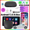 3 In 1 Android 13 New Carplay Adapter Wired To Wireless Carplay& Android Auto Cars Smart AI Box WIFI TF Card For Netflix Youtub