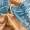 Thin Cotton Square Scarf Korean Scarf Hair Band Cashew Nut Print Silk Scarf Breathable Headband Square Handkerchief
