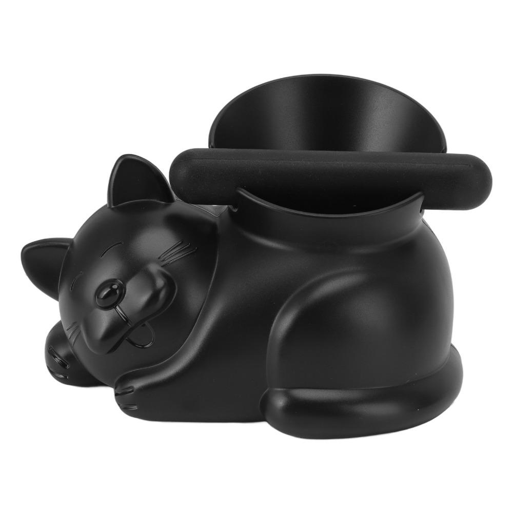 Recycling Bucket Coffee Knock Box Cat Shape Design Coffee Grounds Container For Household Use