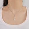 Cazador Water Drop Tear Drop Women's Necklace Stainless Steel Trendy Jewelry Minimalist Choker Chain 2026 Wedding Party Gift