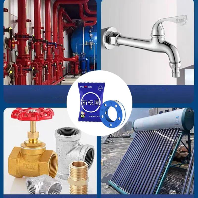 Водорасширяющаяся уплотнительная лента Герметик для резьбы Водонепроницаемая лента от протечек Уплотнительная лента для крана Изолента Сантехнический фитинг Безмасляные инструменты для ремонта