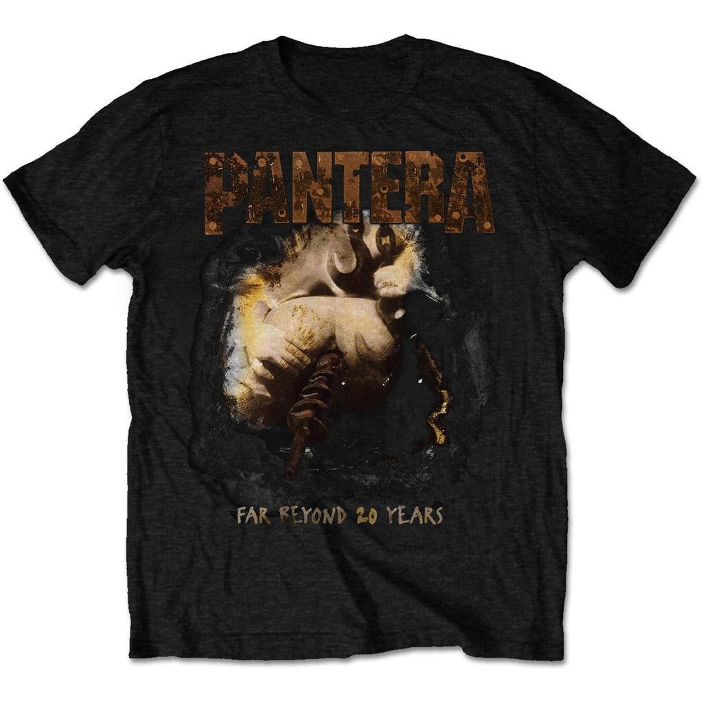Редкая футболка с графикой Pantera из полиэстера, унисекс, летняя, с коротким рукавом, модный бренд, повседневная, винтажная