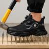 Новые мужские рабочие ботинки, неубиваемые кроссовки, защитные ботинки со стальным подноском, противоударные, устойчивые к проколам, рабочая защитная обувь