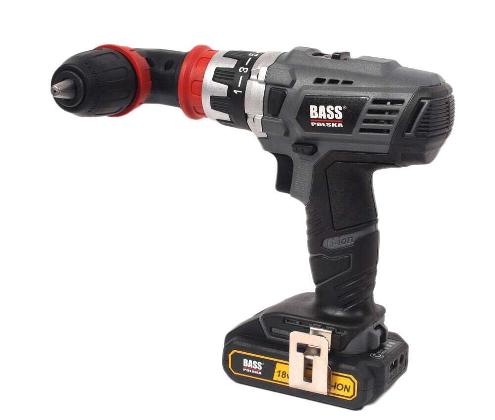 Cordless Angle Drill Driver 18V, Li-Ion