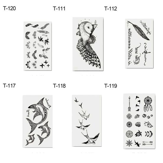 Unisex Long Cool Arm Lasting Body Tattoo Waterproof Transfer Sticker