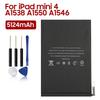 Перезаряжаемая литиевая батарея для iPad mini 4 iPad mini4 A1538 A1550 A1546 Батарея для планшета 5124 мАч