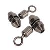 10pcs 3 Way Fishing Swivels T Turn Brass Barrel Triple Swivel Cross Line Fishing ConnectorsM