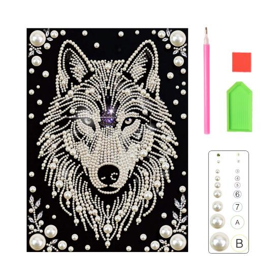 Набор для 3D-рисования жемчугом DIY Искусство и поделки из искусственного жемчуга для взрослых Мозаичная настенная живопись Картина с жемчугом и стразами в виде бабочки для декора дома и спальни