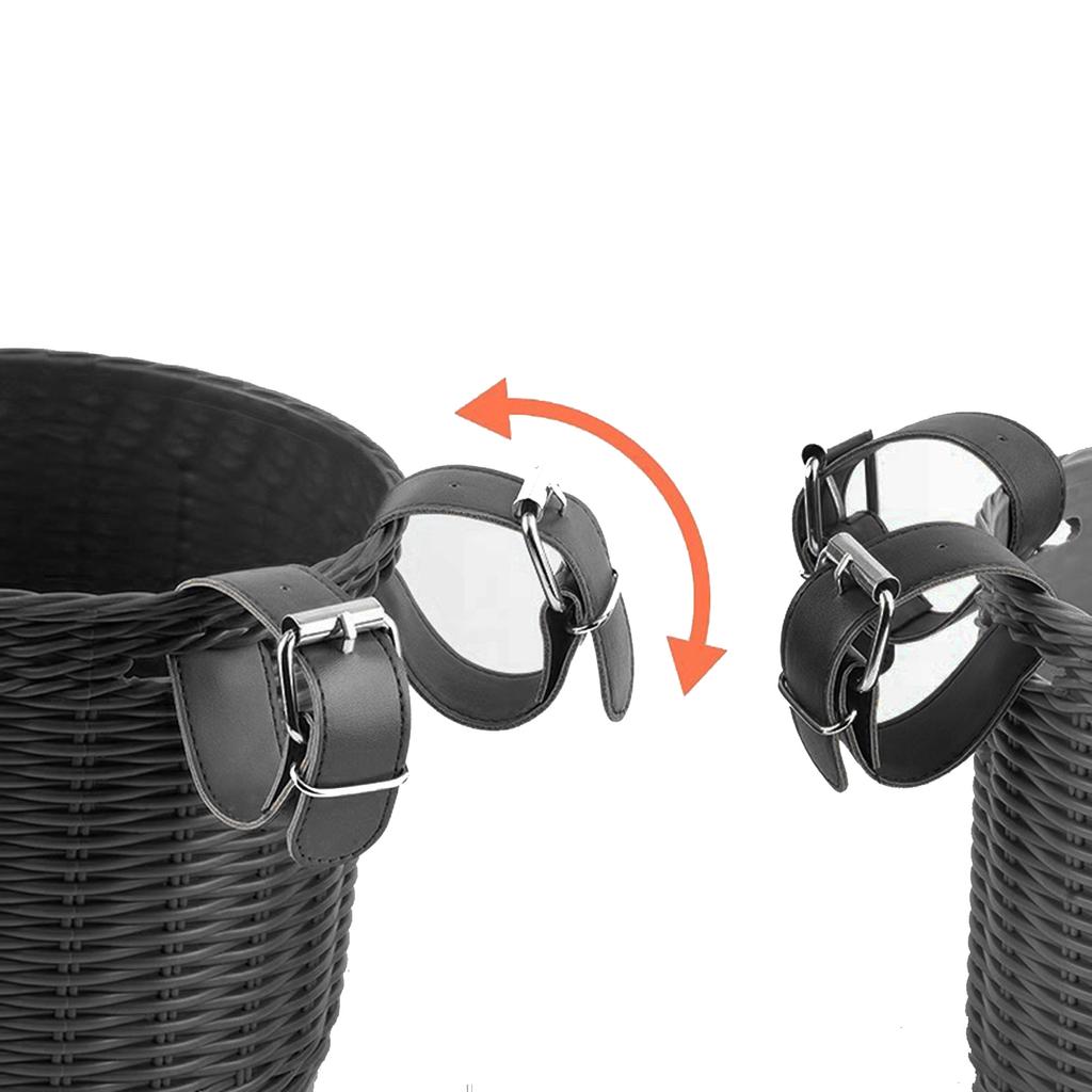 Водонепроницаемая пластиковая велосипедная корзина, съемная корзина на руль для велосипеда, детская велосипедная корзина, корзина для трехколесного велосипеда