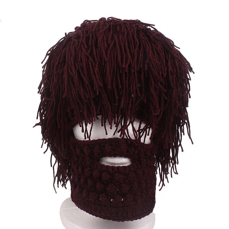 Quality Mens Wig Beard Hats Beanies For Warmth And Style In Any Winter Activity**