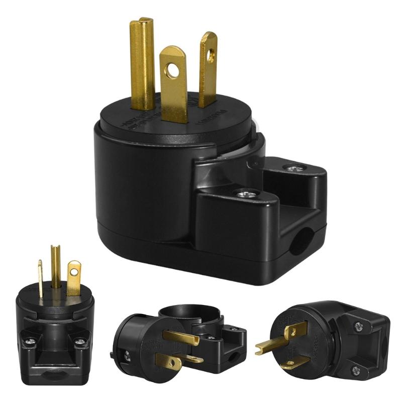 Industrial NEMA 6 20P 30Amp Power Plug Corrosion Resistant PD103050PA PA66 Construction for Harsh Environment