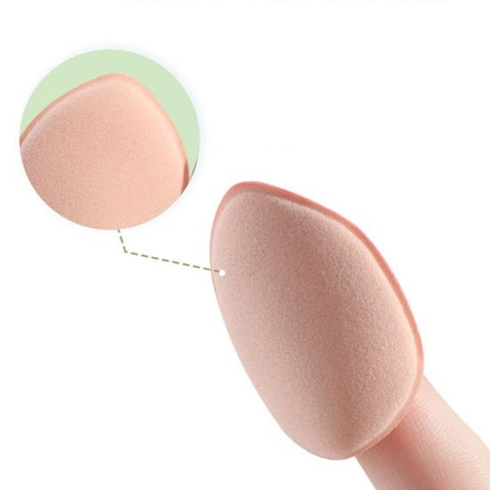 5 шт./12 шт. мини-пуховки для пальцев, компактные, легкие, каплевидные, с мягкой текстурой, эластичные спонжи для макияжа