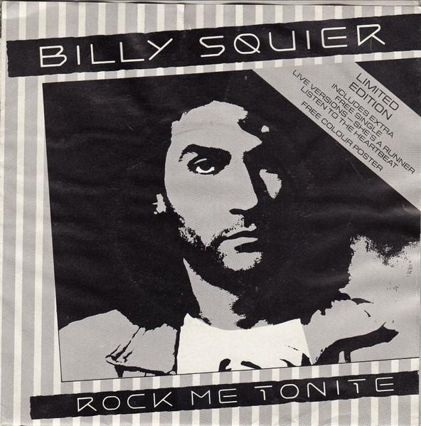 7-дюймовая пластинка BILLY SQUIER - Rock Me Tonite PSR468PROMO Capitol Records 1984 UK Рок Б/у