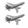 2PCS KC-10 Tanker Integrated Resin Aircraft DIY Model 1/2000 1/700 Simulation with Extender for Collection, Exquisite Restoration Model (1/700 (81mm))