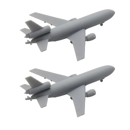 2PCS KC-10 Tanker Integrated Resin Aircraft DIY Model 1/2000 1/700 Simulation with Extender for Collection, Exquisite Restoration Model (1/700 (81mm))
