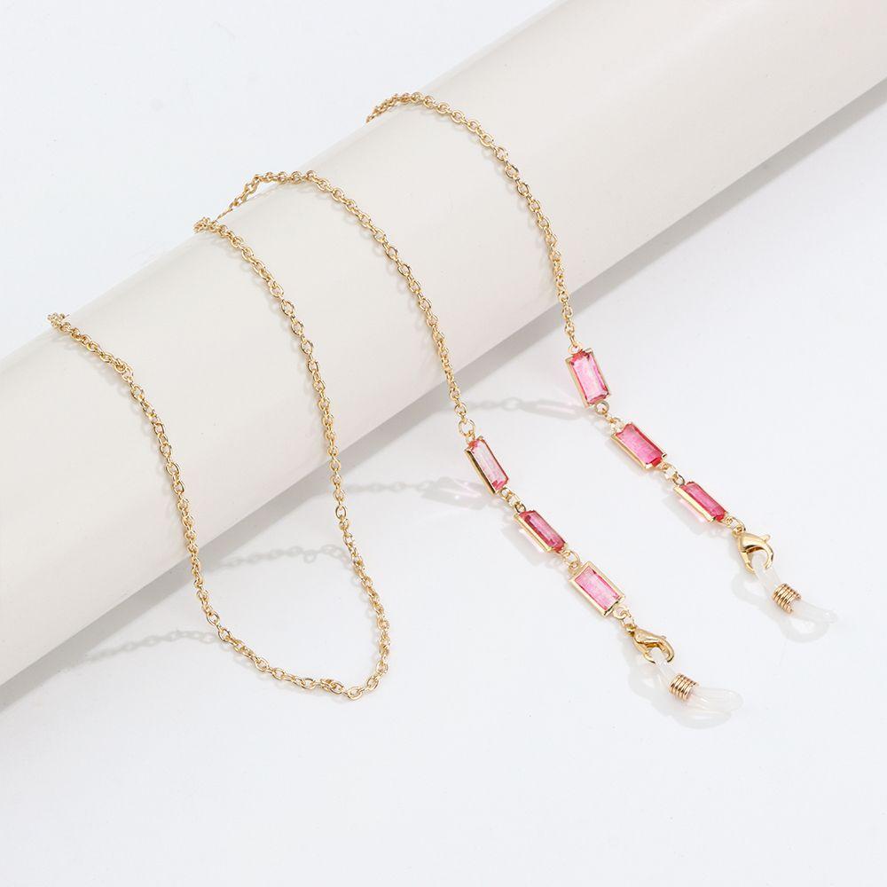 Metal Crystal Beaded Eyeglasses Strap Sunglasses Lanyards Glasses Cord Holder Glasses Chains