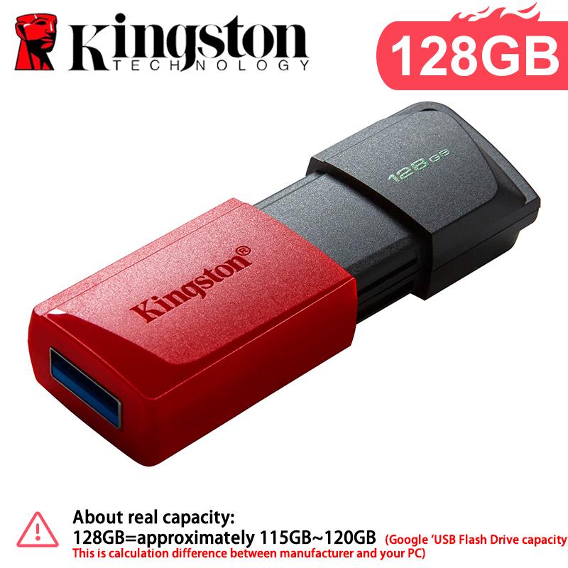Kingston USB-флешка 128 ГБ 64 ГБ 256 ГБ USB3.2 Флеш-диск Флеш-накопитель DTXM Карта памяти 3.0 Накопители с защитным колпачком и кольцом для ключей разных цветов