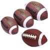 Non-Slip Wear-Resistant PU American Football, Olive Brown, Sizes 3, 6, 9
