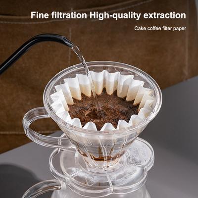 50 шт. Бумага для кофейных фильтров Целлюлоза Дрип-тип Бумажные формочки для кексов Бумага для заваривания чая Аксессуары Инструмент Кухонные инструменты