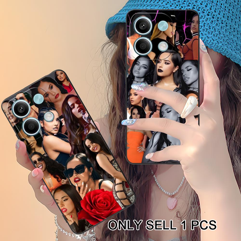 Модный матовый чехол из ТПУ Becky G для мобильного телефона Xiaomi Redmi 15 14 13 12 A5 3 2 1 C Plus 4G 5G, цветная печать