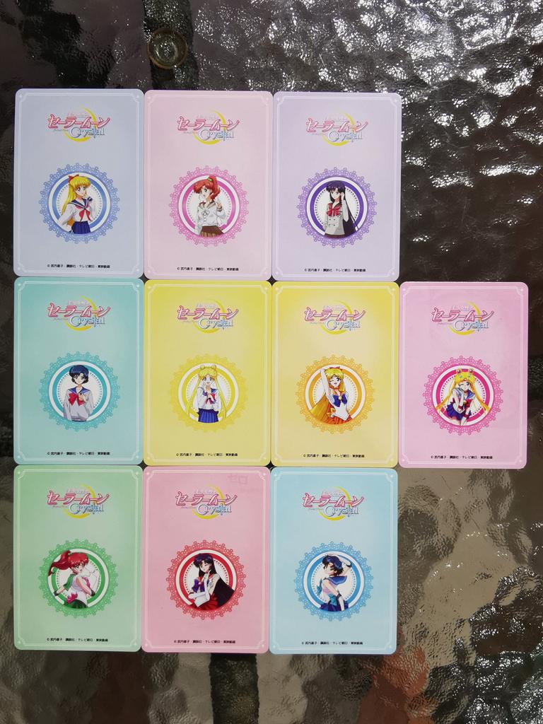 Diy 10pcs/set Sailor Moon Crystal Season Gilding Self Control Collect Signature Trading Flash Card Anime Cartoon Christmas Gift