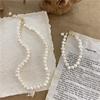 Freshwater pearl necklace, Baroque pearl necklace, Korean-style fashion necklace for women, popular among fashion bloggers and influencers, pearl