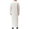 Men's Muslim Shirt Print Kaftan Islamic Royalty Dubai Robe O-Neck Long Sleeve Retro Tunics Abaya Loose Kandoura