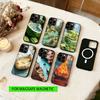 Micro Food World Чехол для телефона для iPhone 17, 16, 15, 14, 13, 12, 11 Plus, Pro Магнитный для Magsafe Беспроводная зарядка