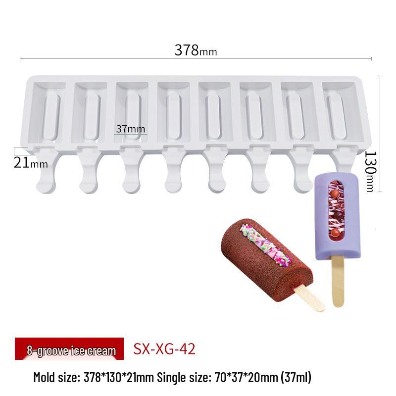 Силиконовая форма для мороженого Sanxin для домашнего детского эскимо, рождественских пирогов и шоколадных фруктов