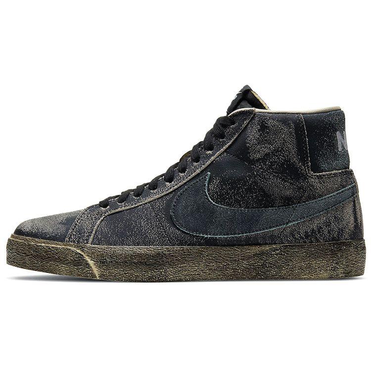 Nike Zoom Blazer Mid Premium SB Faded Black Unisex Sneakers Coconut-Milk Light-Dew DA1839-001