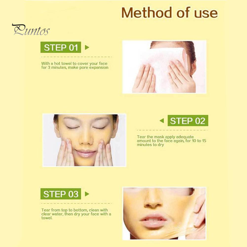 Puntos Skin Care Gold Collagen Peel Off Face Mask Anti Aging Wrinkle Blackhead Remove