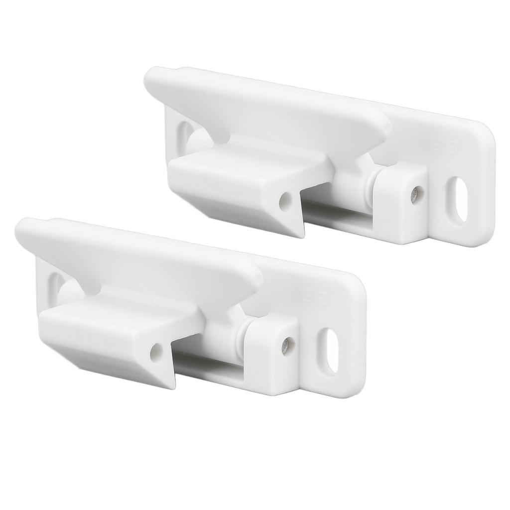 2 Sets RV Drawer Latch Oxidation Resistant Sturdy Enhanced Safety Cabinet Lock Latch for Trailer