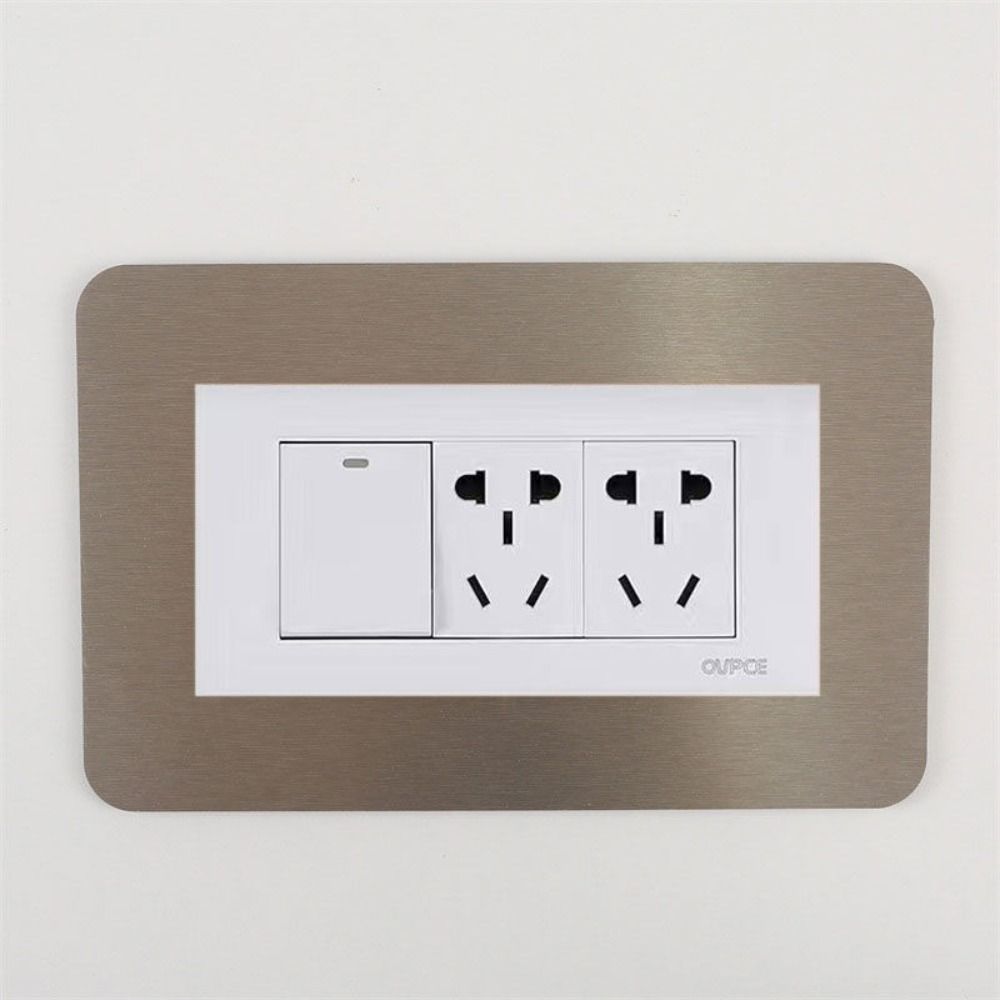 Dustproof Socket Frame Cover Anti-Dirty Acrylic Wall Decor Home Wall Renovation