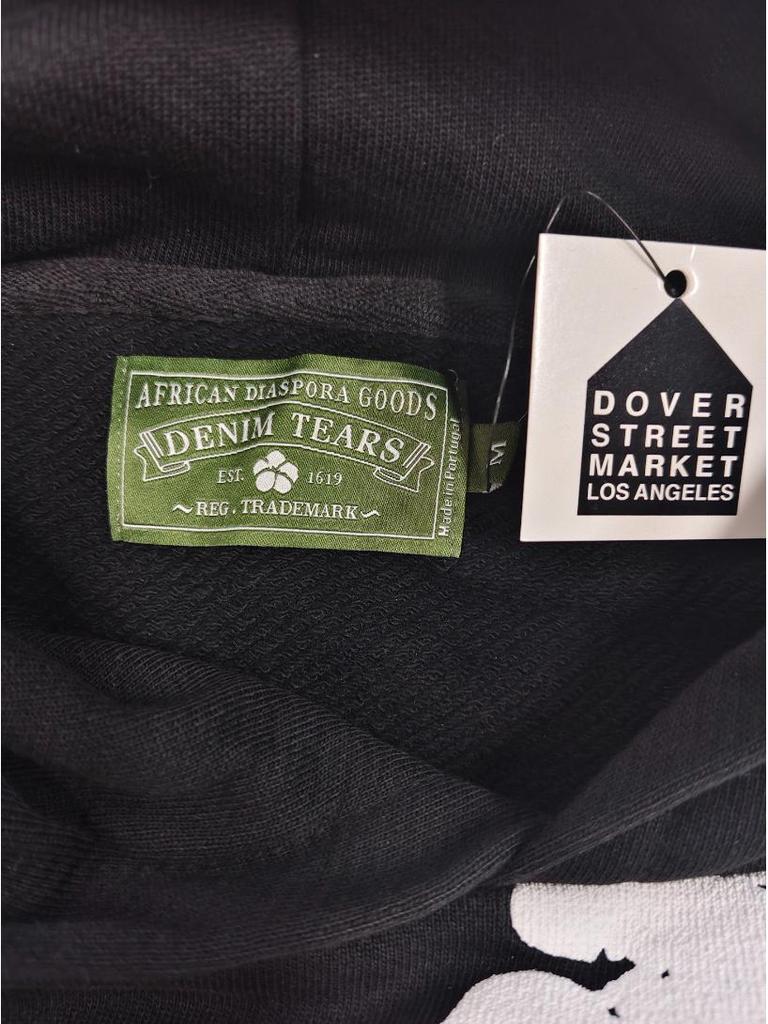 Худи из плотного хлопкового денима с цветочным принтом - Модная американская уличная куртка для мужчин