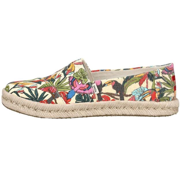 Women's Shoes TOMS Shoes Alpargata Rope 2 0 10021889 Light-almond Multicolor