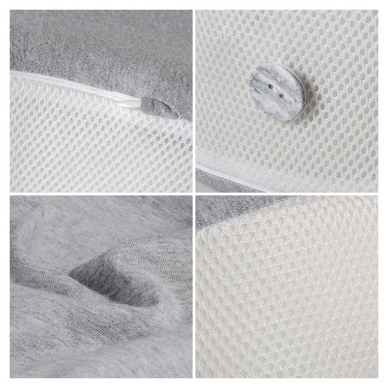 Комфортная подушка для коленей для спящих на боку, подушка для ног из пены с эффектом памяти для спины и бедер