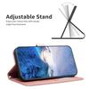Для Xiaomi Redmi Note 14 4G (163,25 мм) Чехол Кошелек Подставка Вид Кожаный Чехол для Телефона с Узором Клевера