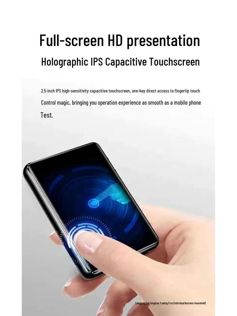 Ультратонкий Портативный Сенсорный MP5 Музыкальный Плеер для Студентов