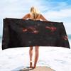 Hubble Pattern Printing Series Seaside Vacation Beach Towel Swimming Bath Towel Sports Towel