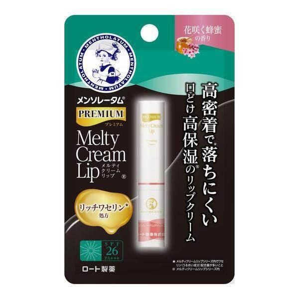 Rohto Mentholatum Premium Melty Cream Lip Аромат цветущего меда Без запаха 24г
