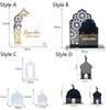 Acrylic Kareem Mosque Ornaments DIY Eid Mubarak Decoration Ramadan Ornaments  Gift