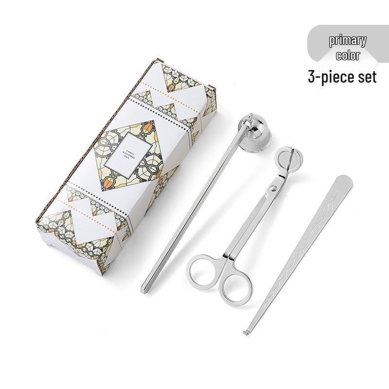 Набор инструментов для ароматерапевтических свечей из нержавеющей стали: Маленький тушитель и ножницы