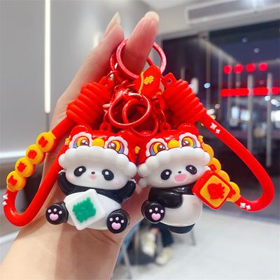 Брелок Panda Huanzhuan Le Мультяшный Милый Guochao Панда Подвеска на сумку Детская игрушка