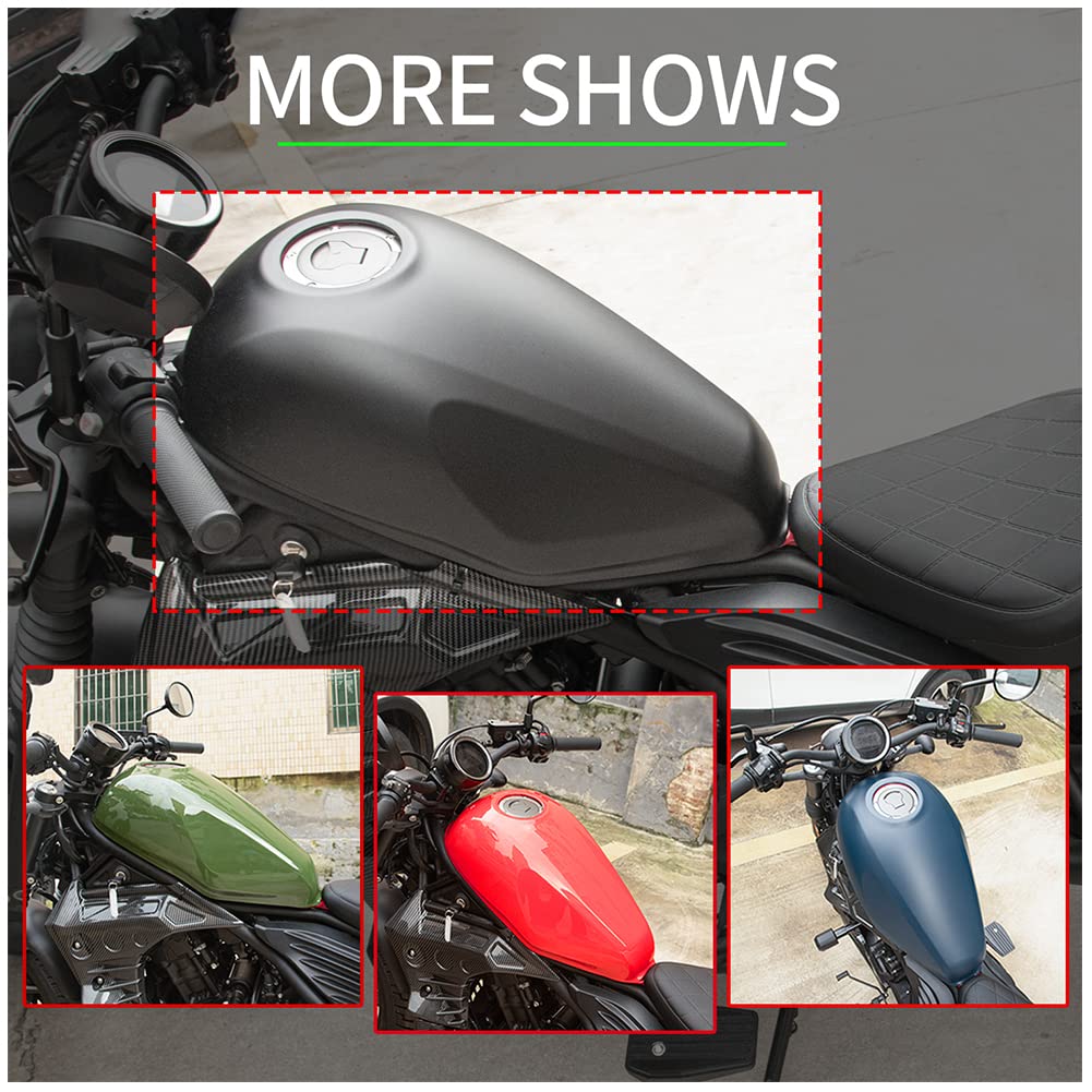 Мотоциклетный полный бензобак Защитная крышка топливного масляного картера Защита кузова Комплект обтекателя Адаптация RebelCMX500CMX500Rebel5002017-2023RebelCMX300250CMX3