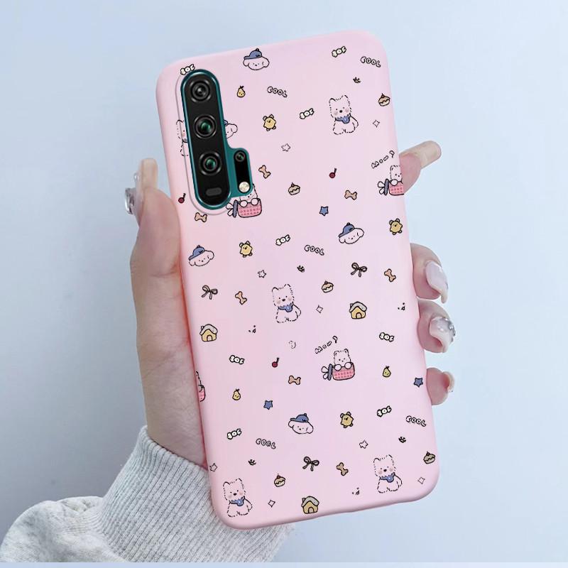 Чехол для Honor 20 Pro Honor20 Pro Задняя сторона Мягкий ТПУ Силиконовый Чехол Милый Мультяшный Панда Чехол для Телефона Для Huawei Honor 20 Pro Coque Funda