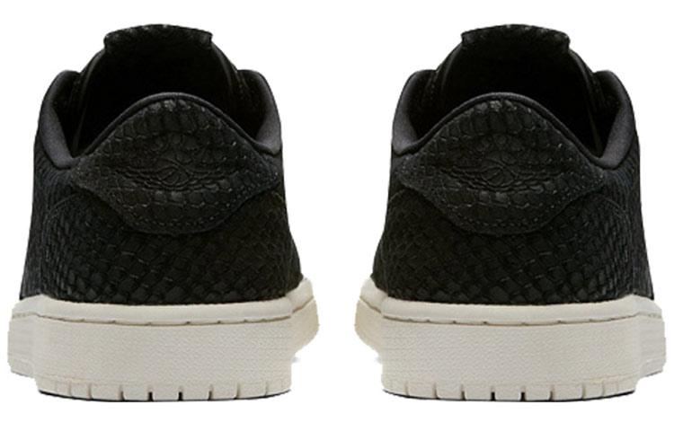 Women's Sneakers Nike Jordan 1 Retro Low NS Black Python (Women's) Black/Black-Sail
