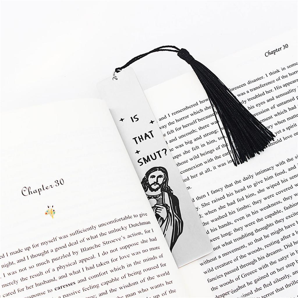 Религиозные закладки для книг Христианский Иисус Книжные аксессуары Офис Школа Это что, пошлость? Метка для книги Иисус Метка для книги Металлическая этикетка для книги