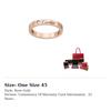 CARTIER C DE CARTIER 18K Gold Diamond Rings Unisex Rose Gold B4086400